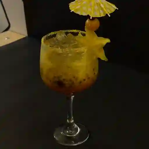 Soda italiana de frutos amarillos