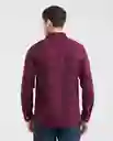Camiseta Oxford Masculino Morado Sombrío Ultra Oscuro L Chevignon