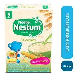 Cereal infantil NESTUM 5 Cereales x 350g