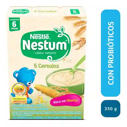 Cereal infantil NESTUM 5 Cereales x 350g