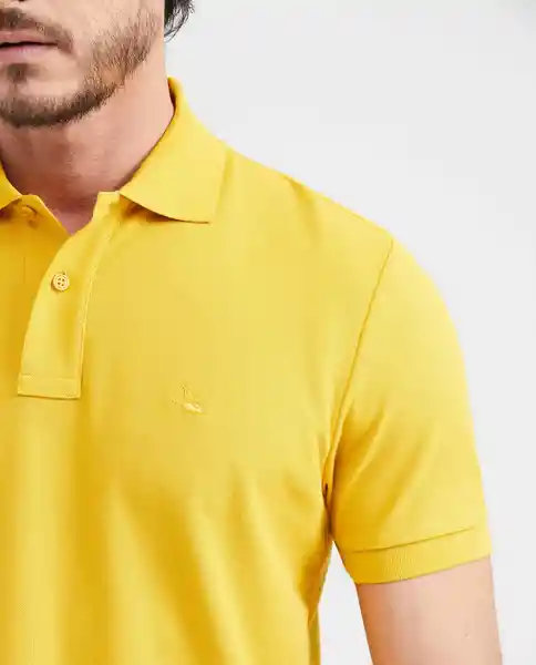 Camiseta Polo Clasic Amarillo Ópaco Oscuro L Chevignon