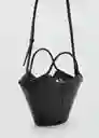 Bolso P Emilia Negro Talla 99 Mujer Mango