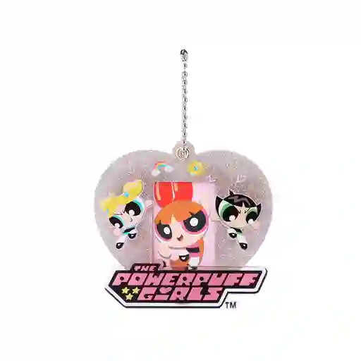Llavero Corazón Serie Las Chicas Superpoderosas Plateado Miniso