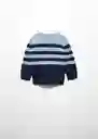 Buzo Jersey Liam Navy Talla 70 Niños Mango