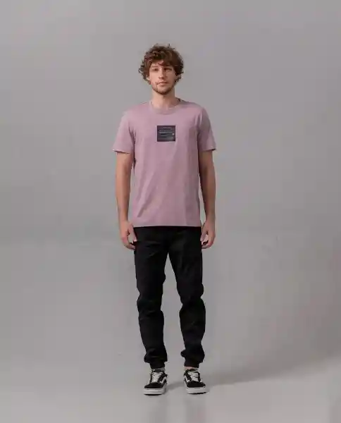 Camiseta Hombre Morado Apagado Medio Talla XXL 41542 Rifle