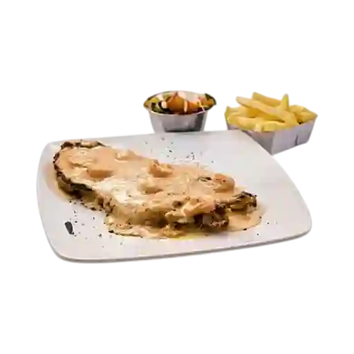 Milanesa Salsa Camarón