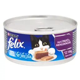 Felix Alimento para Gatos Paté de Pavo y Menudencias