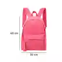 Maleta de Pana Rosa Serie Miniso