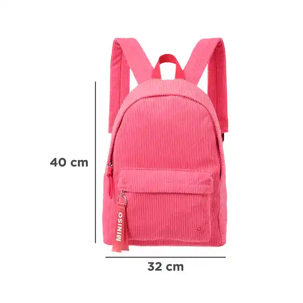 Maleta de Pana Rosa Serie Miniso