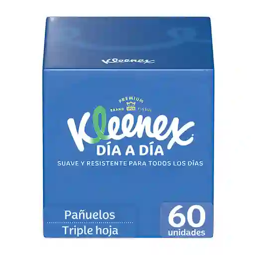 Kleenex Pañuelo Faciales Cubo 60 Und