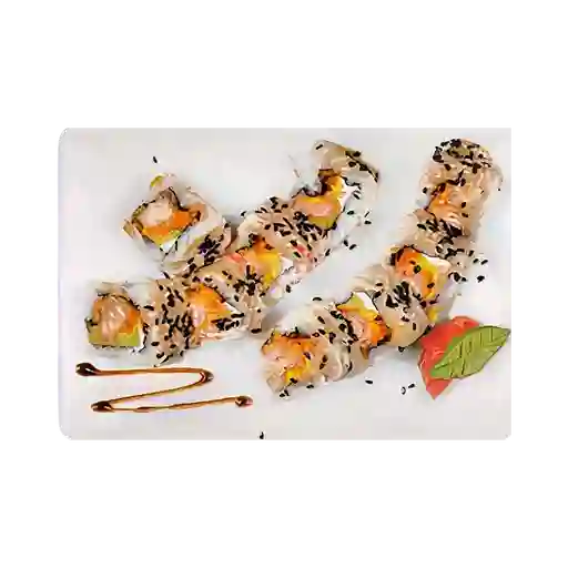 Salmón Crunch Roll