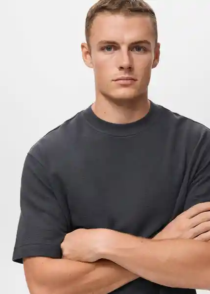 Camiseta Roland Indigo Talla Xxl Hombre Mango