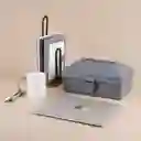 Organizador Portátil Serie Silver Gray Gris Oscuro Miniso
