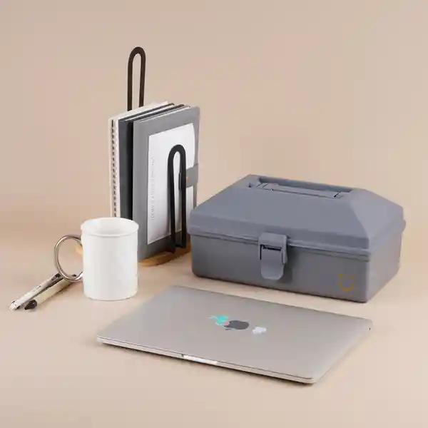 Organizador Portátil Serie Silver Gray Gris Oscuro Miniso