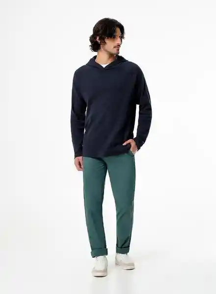 Pantalón Largo Costner Verde Medio Talla 34