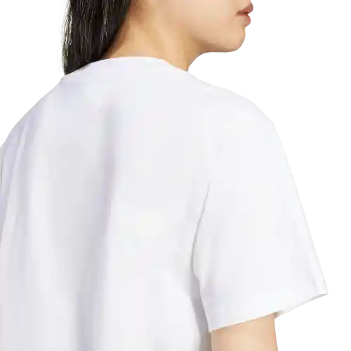 Adidas Camiseta W Manga Corta Lifestyle de Mujer Blanco Talla S