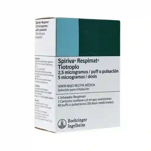 Spiriva Respimat Solución Para Inhalación (2.5 mcg)