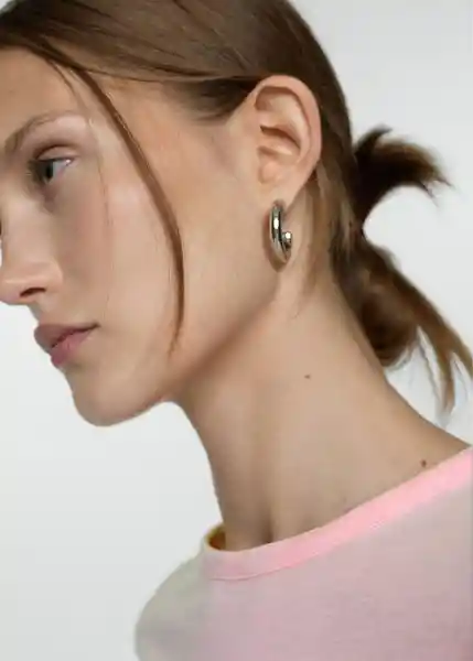 Camiseta Cenote Rosa Pastel Talla XS Mujer Mango