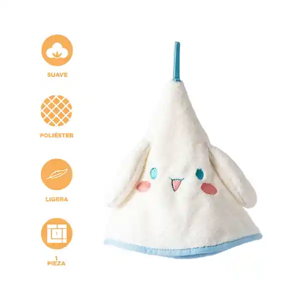 Toalla de Baño Para Manos Redonda Cinnamoroll Sanrio Miniso