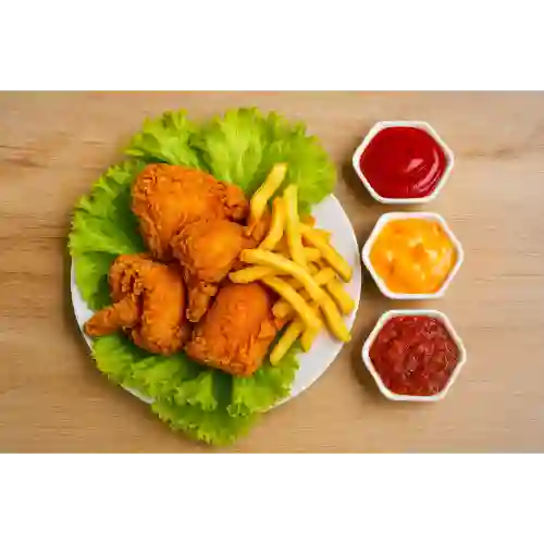 Medio Pollo con Francesa
