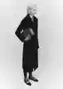 Abrigo Classic Negro Talla 18 Mujer Mango