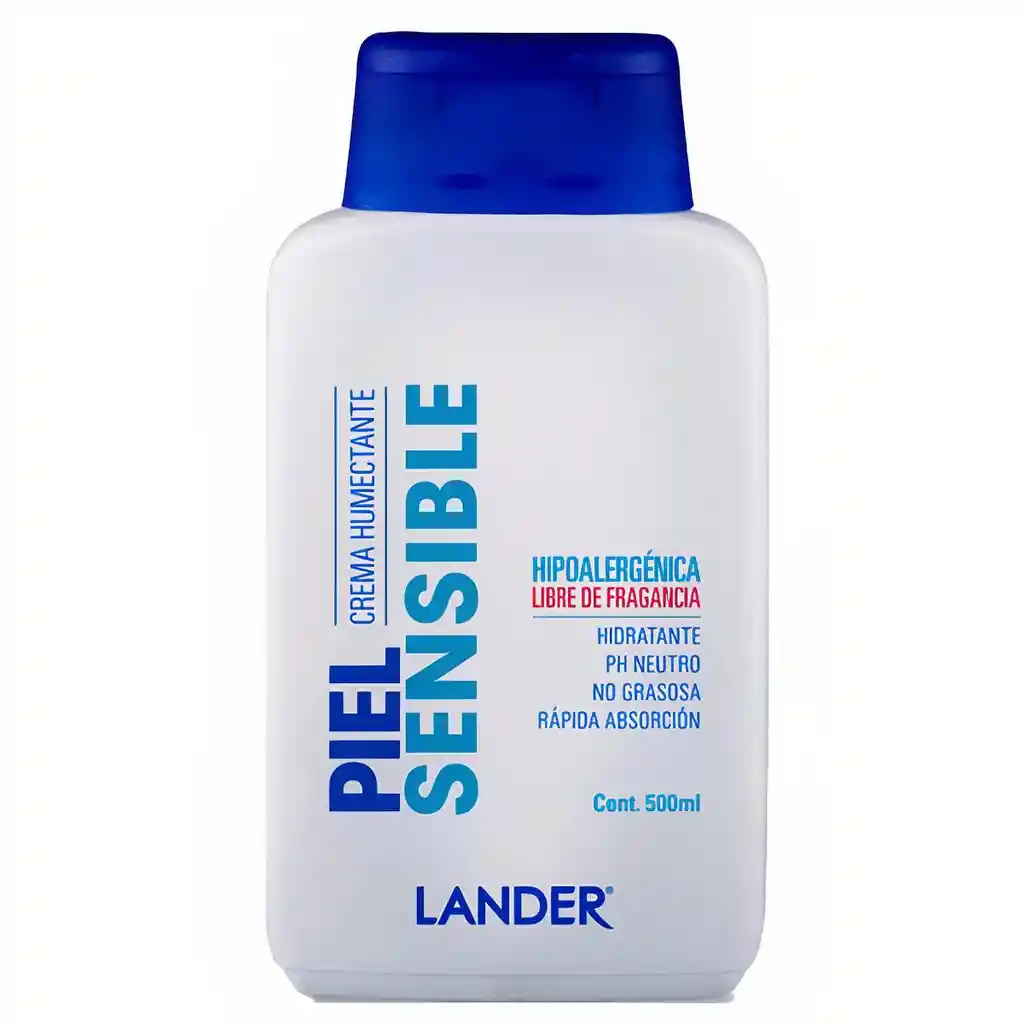 Lander Crema Humectante Piel Sensible