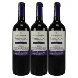 Santa Carolina Vinoreserva Merlot X750 Ml 2X3