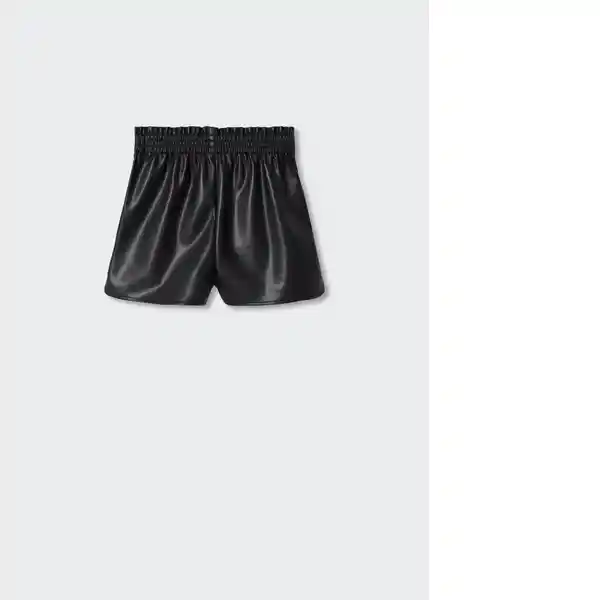 Shorts Bowie Negro Talla 10 Niñas Mango