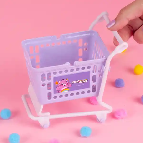 Organizador de Plástico Carro Care Bears Morado Miniso