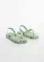 Chanclas Palmb Verde Talla 24 Niños Mango