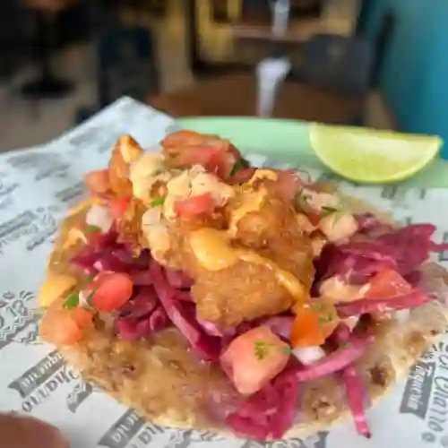 Taco de Camarón Rebosado