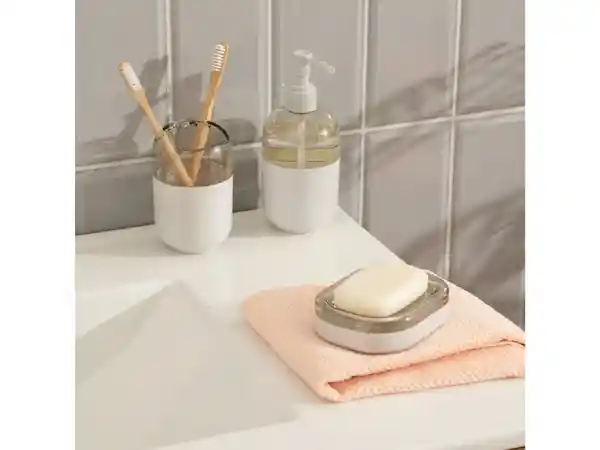 Porta Cepillo Adams Blanco Casaideas