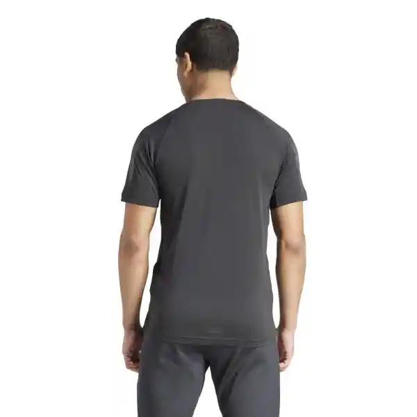 Adidas Camiseta Gym + Bl Tee Para Hombre Negro Talla L