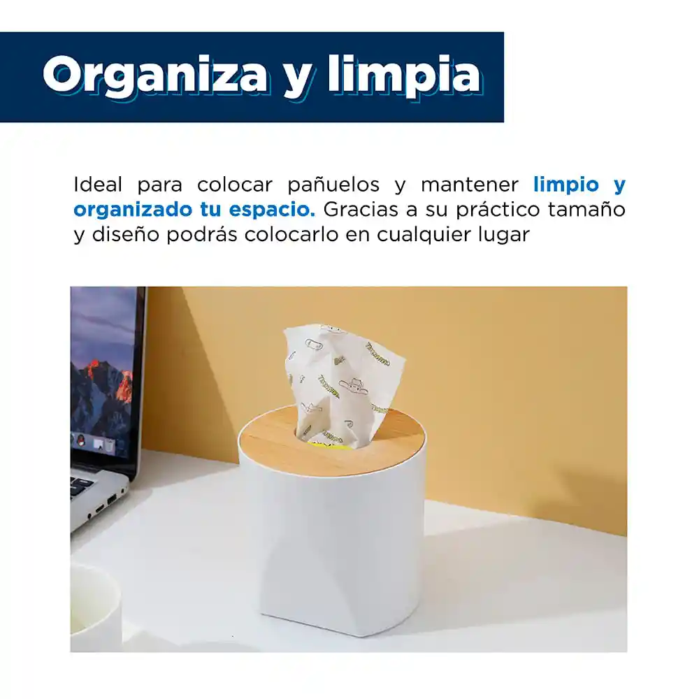 Cubierta de Caja de Pañuelos Redonda Minimalista Miniso