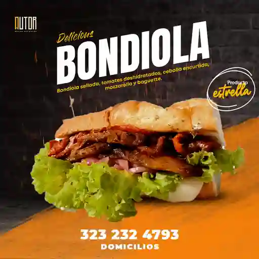 Sándwich bondiola de autor