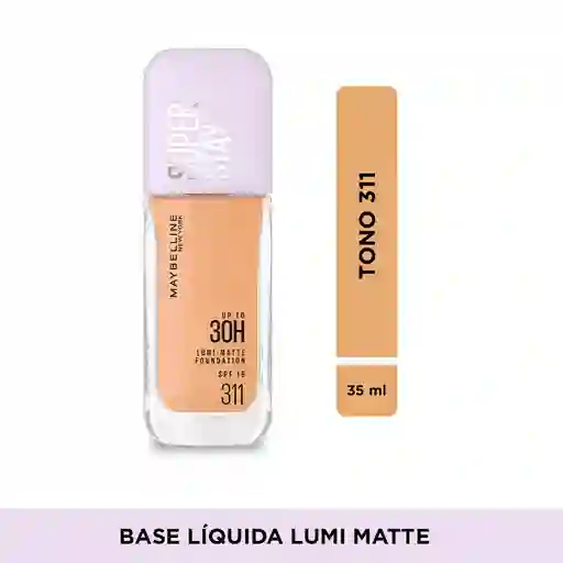 Base Líquida Maybelline SuperStay Lumi Matte 311