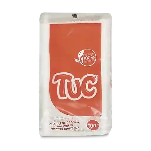 Tuc Cuchillo Plástico Blanco