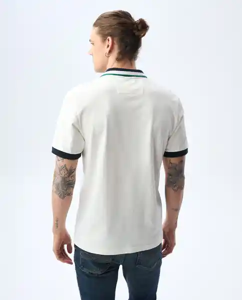 Camiseta Hombre Crudo Talla M 801G001_CRU110606 Americanino