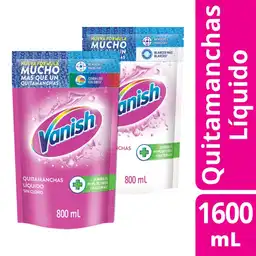 Vanish Quitamanchas Gel  +  Quitamanchas Gel Blanco Total