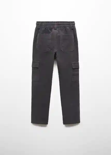 Pantalón Luke Antracita Talla 12 Niños Mango