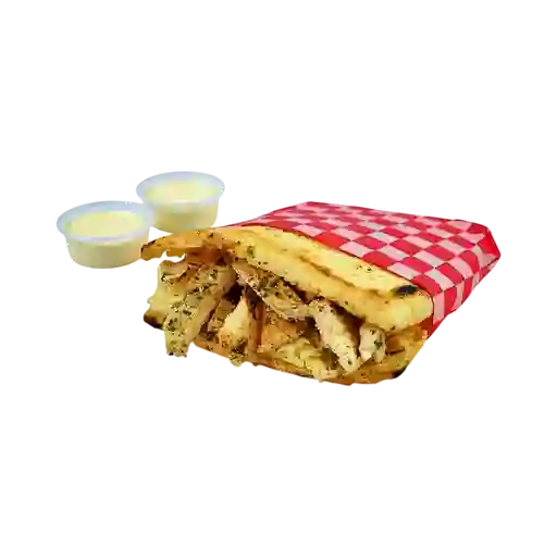 Arepa con Carne