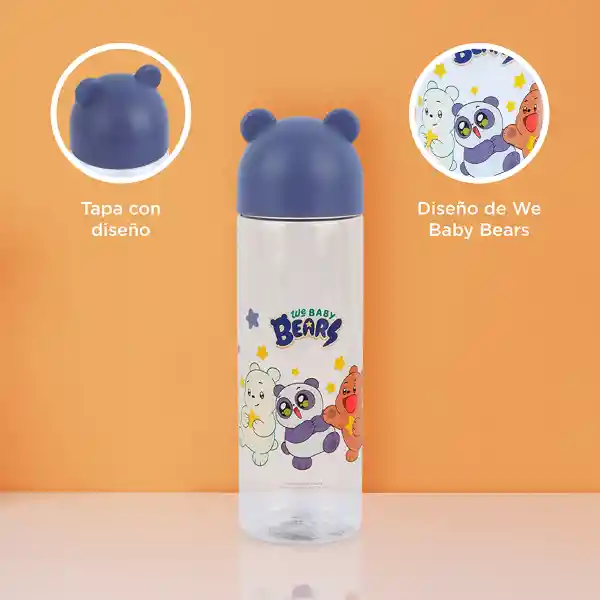 Vaso de Plástico Escandalosos Para Agua Fria Bebé Panda Miniso