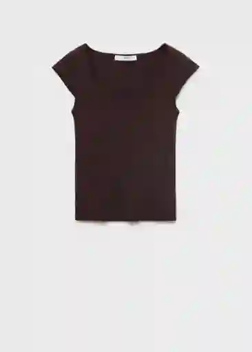 Jersey Kiko Chocolate Talla M Mujer Mango
