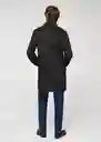 Abrigo Dalan Gris Talla L Hombre Mango