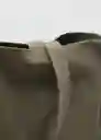 Bolso Tote Khaki Talla 99 Hombre Mango