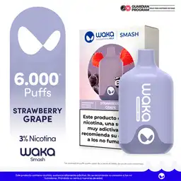 WAKA SMASH Vape Strawberry Grape-3% 6000 puff