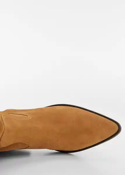 Botines Wey Camel Talla 40 Mujer Mango