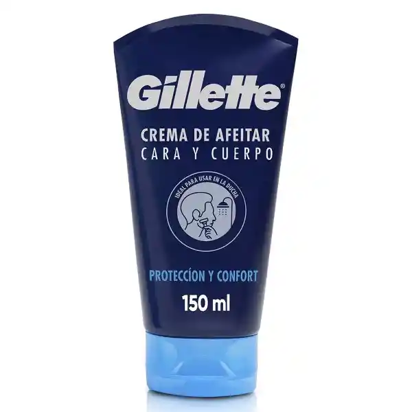Gillette Crema de Afeitar para Cara y Cuerpo con Aloe Vera
