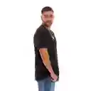 Pilatos Camiseta Manga Corta Negro Talla XL