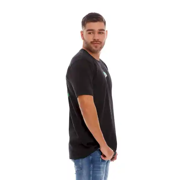 Pilatos Camiseta Manga Corta Negro Talla XL